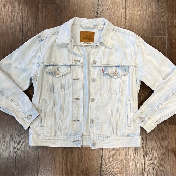 Levi's® Premium Ex-boyfriend TRUCKER JACKET SZ SM - Picture 1 of 7